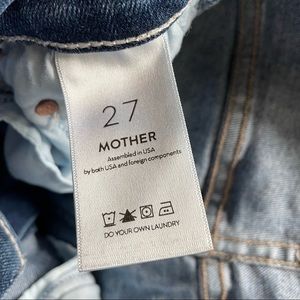 MOTHER INSIDER CROP STEP FRAY